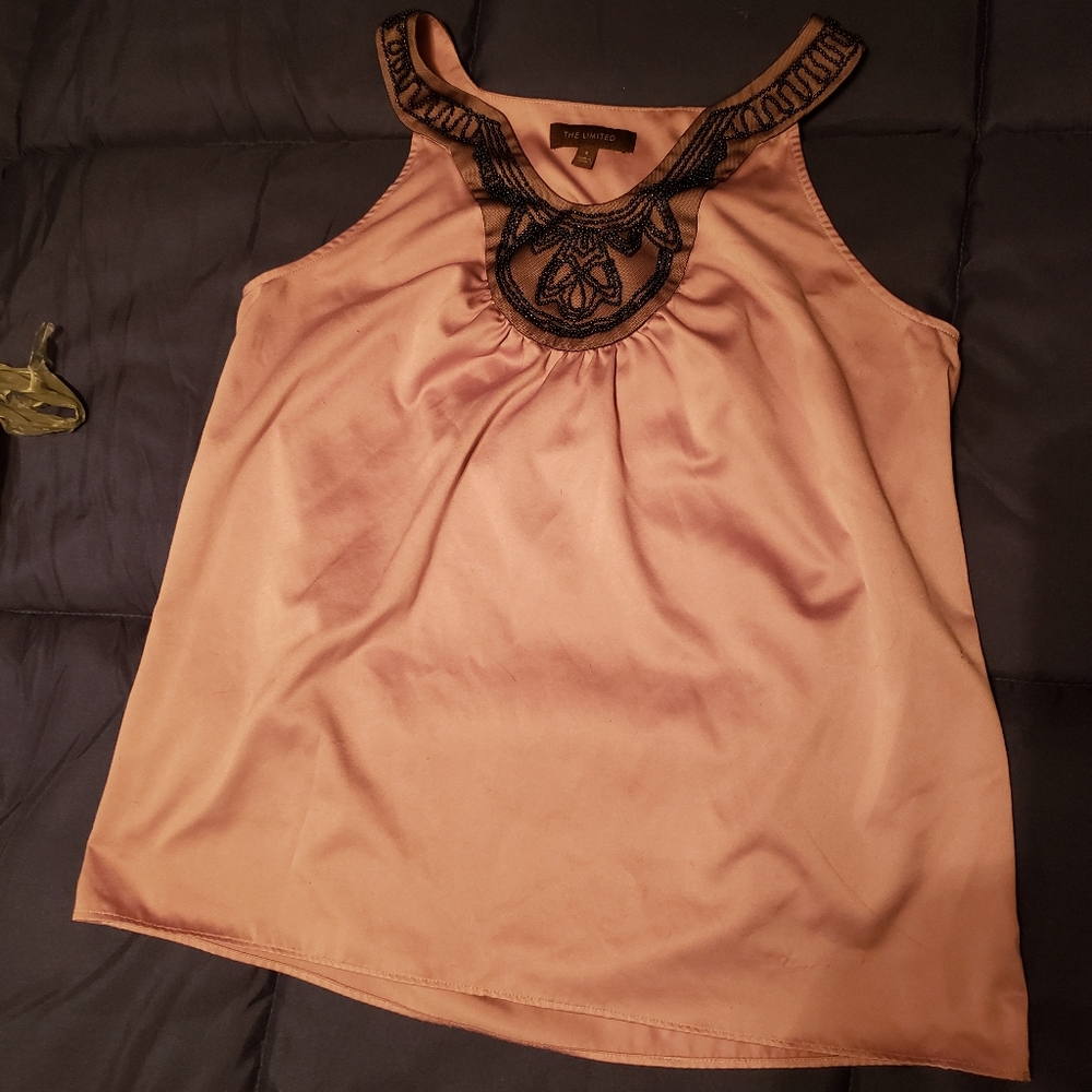 Pink bib blouse